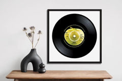 John Lennon - Imagine Vinyl Single, Vinyl Record Decor, Digital Album Wall Art, Music Wall Art, Classic Music Gift, Digital Download