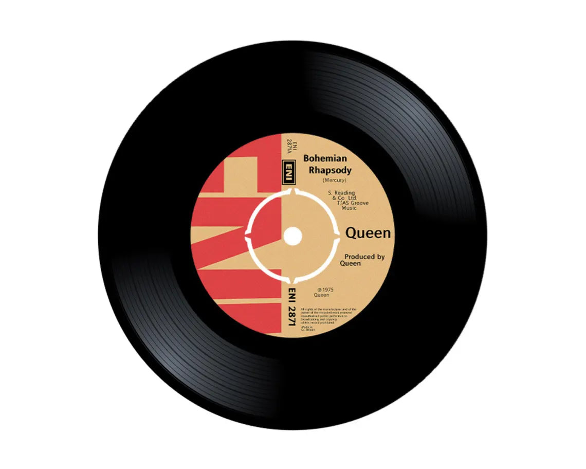 Queen - Bohemian Rhapsody Vinyl Art, Music Wall Art, classic Freddie Mercury, Retro Music Art, Gift for Music Fans, Instant Download