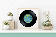 George Michael - Careless Whisper. Vinyl single Album Art, Record Music Wall Art, Record Player Decor, Instant Download