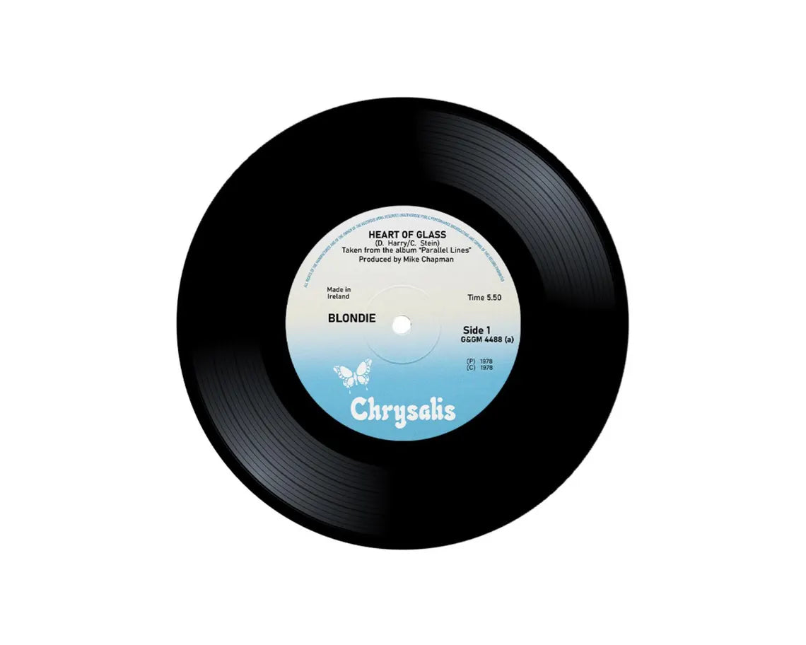 Blondie - Heart of Glass. Vinyl Single, Vinyl Record Decor, Digital Album Wall Art, Music Wall Art, Classic Music Gift, Digital Download