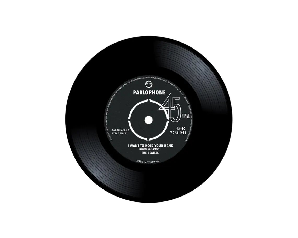 The Beatles - I Want to Hold Your Hand, Vinyl Record Art, Record Gallery Wall Art, Digital Vinyl Record Print, Record Player Art