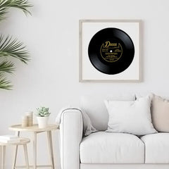 Bing Crosby Poster, White Christmas Song Print, Holiday Wall Decor, Decca Vinyl Records Art, Festive Home Decor, Music Lovers Gift