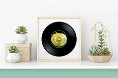 John Lennon - Imagine Vinyl Single, Vinyl Record Decor, Digital Album Wall Art, Music Wall Art, Classic Music Gift, Digital Download