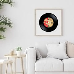 Queen - Bohemian Rhapsody Vinyl Art, Music Wall Art, classic Freddie Mercury, Retro Music Art, Gift for Music Fans, Instant Download