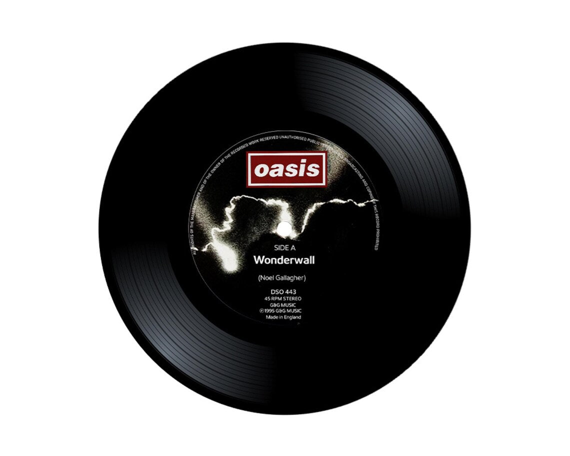 Oasis - Wonderwall Vinyl Single, Vinyl Record Decor, Digital Album Wall Art, Music Wall Art, Classic Music Gift, Digital Download