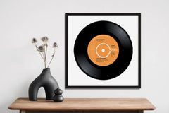 David Bowie - Life on Mars. Vinyl single Record Art, Album Wall Art, Digital Vinyl Record Print, Record Player Art, Instant Download