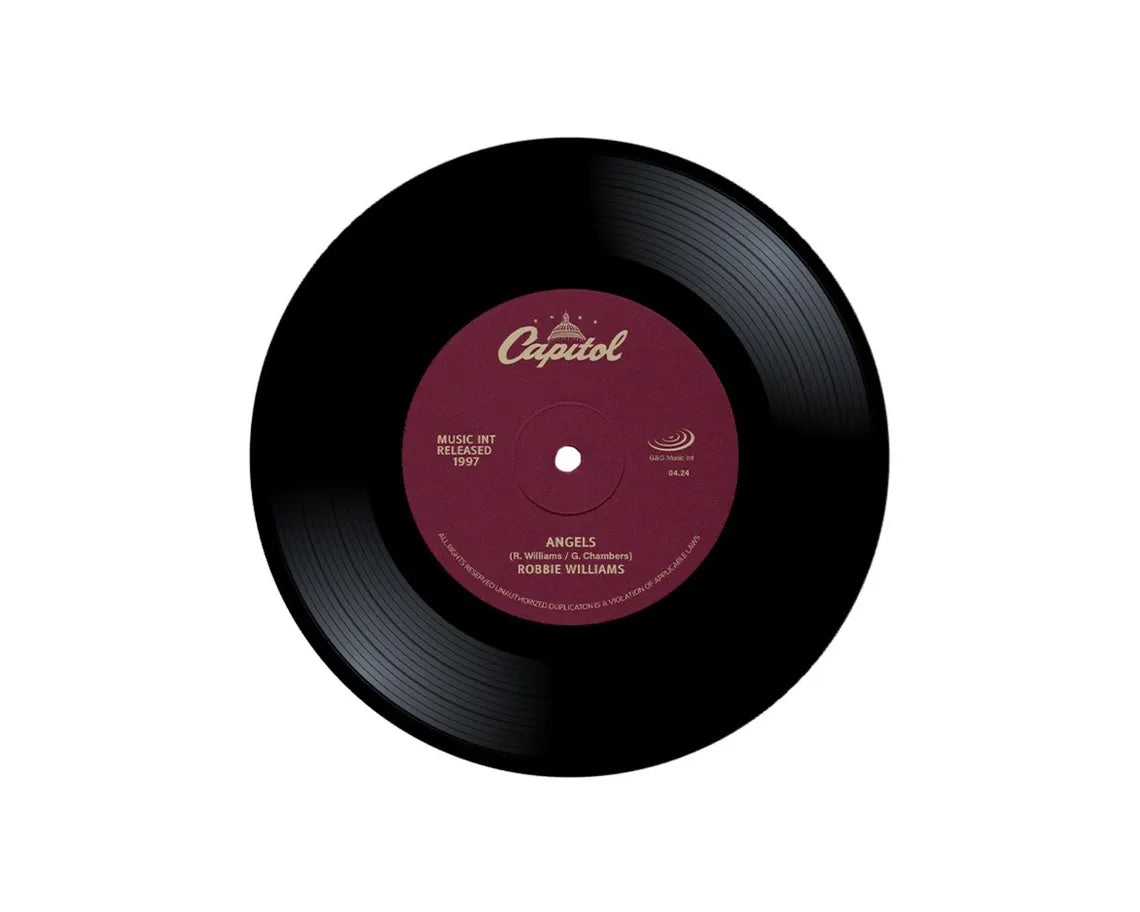 Robbie Williams - Angels. Record Wall Art, Vinyl Record Art, Record Player Decor, Digital Music Wall Decor, Instant Download