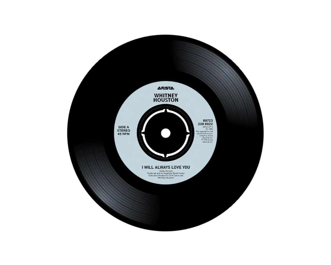 Whitney Houston Art, Retro Music Print, Vinyl Record Wall Art, Music Lover Decor, Record Album Art, Instant Download