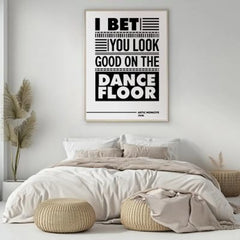 Arctic Monkeys, You Look Good on the Dance Floor Print, song lyric Poster, Indie Music Poster, Song Lyric Wall Art, Typography Music Print, Music Lover Gift