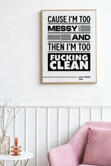 Lola Young Lyric Print, Music Poster Wall Art, Typography Song Lyric Print, Indie Music Print, Bedroom Wall Poster, Pop Culture Print