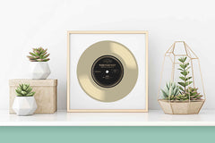 Please Please Please - Sabrina Carpenter Vinyl Record Art, Gold Vinyl Wall Art, Music Lover Wall Decor, Pop Music Art, Instant Download