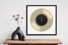 Please Please Please - Sabrina Carpenter Vinyl Record Art, Gold Vinyl Wall Art, Music Lover Wall Decor, Pop Music Art, Instant Download